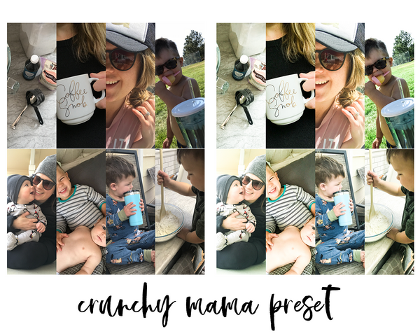 Lightroom Mobile Preset - Crunchy Mama